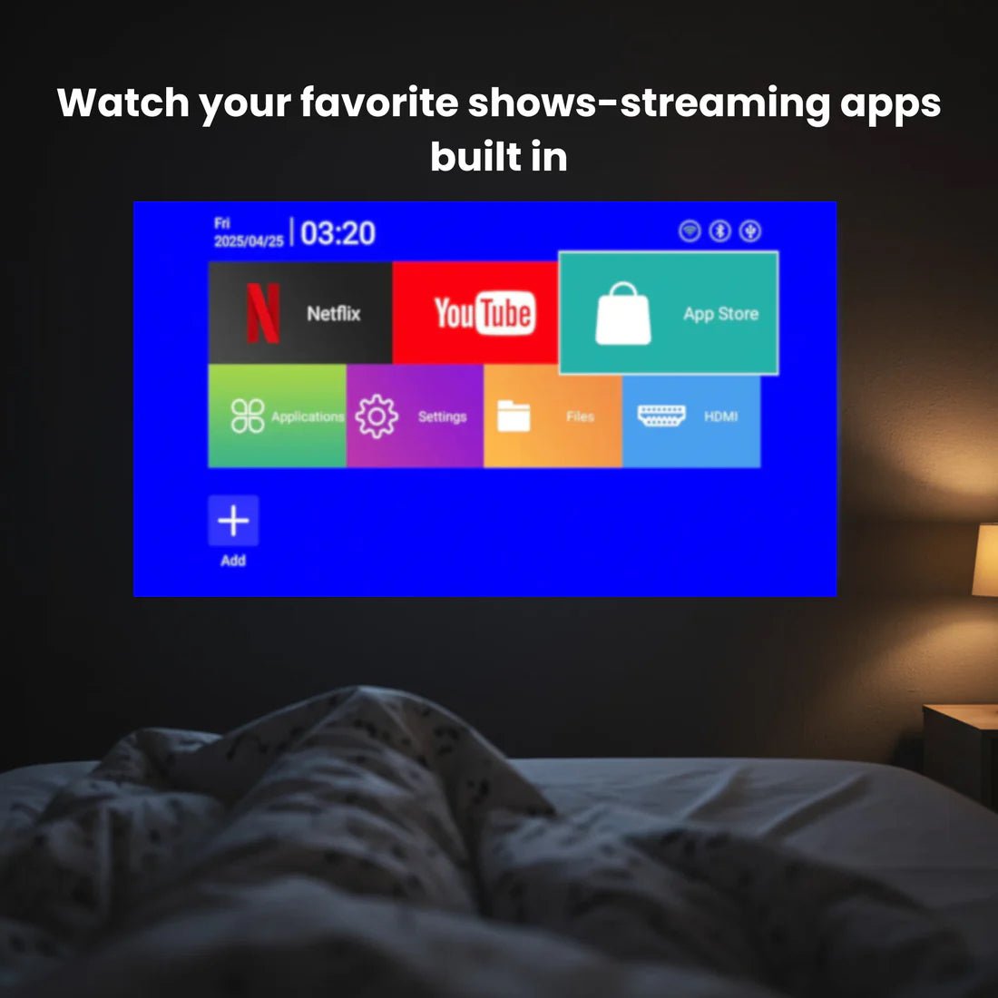 GoBeamX 130" HD Projector - GoBeamX